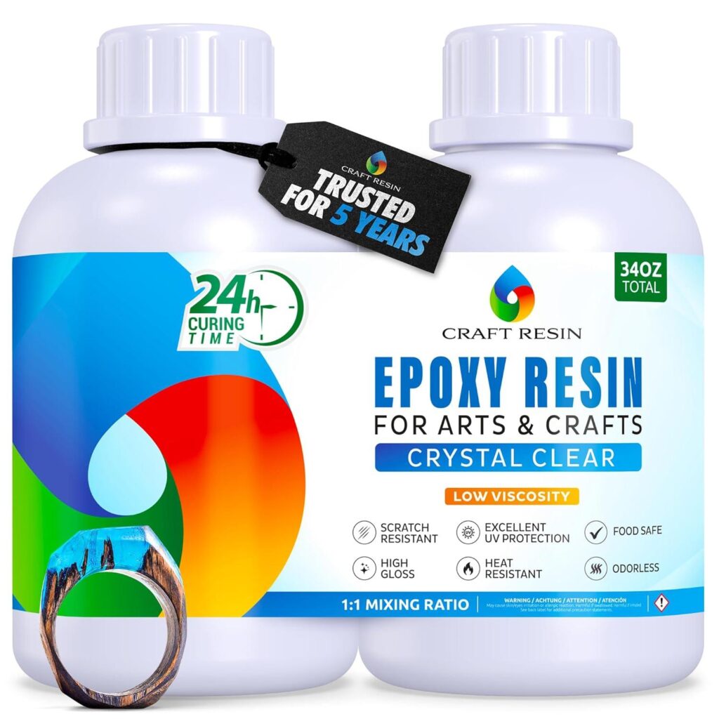 Best Epoxy Resin – CRAFT RESIN 34 Oz Crystal Clear Kit Review