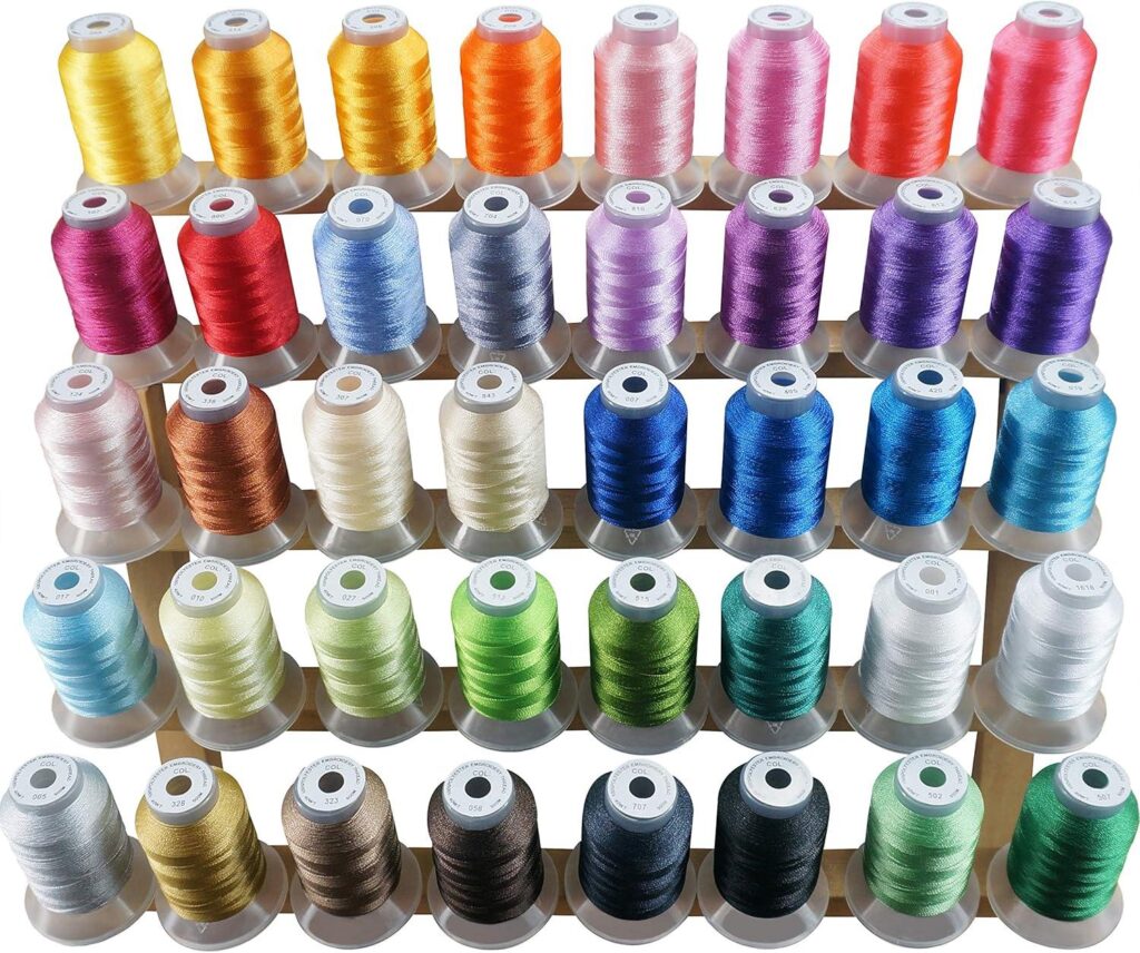 Best Embroidery Thread – New brothread 40 Colors 500M Review