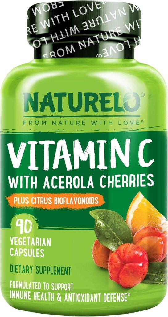 Best Vitamin C – NATURELO Vitamin C with Organic Acerola Review
