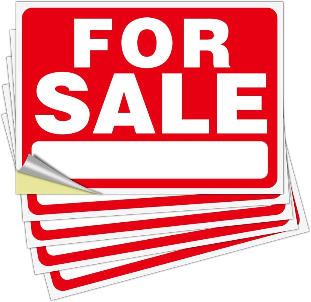 Best Signage – for Sale Sign Stickers- 5 Pack Review