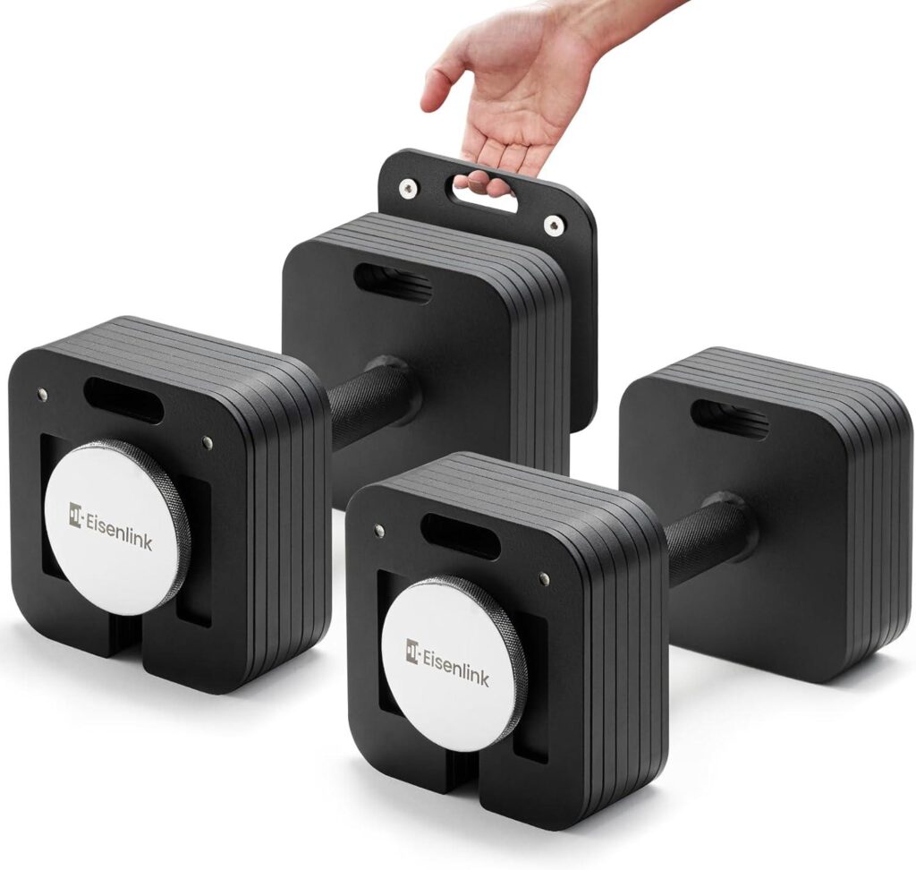 Best Adjustable Dumbbells – Eisenlink 10-50/80lb Set Review