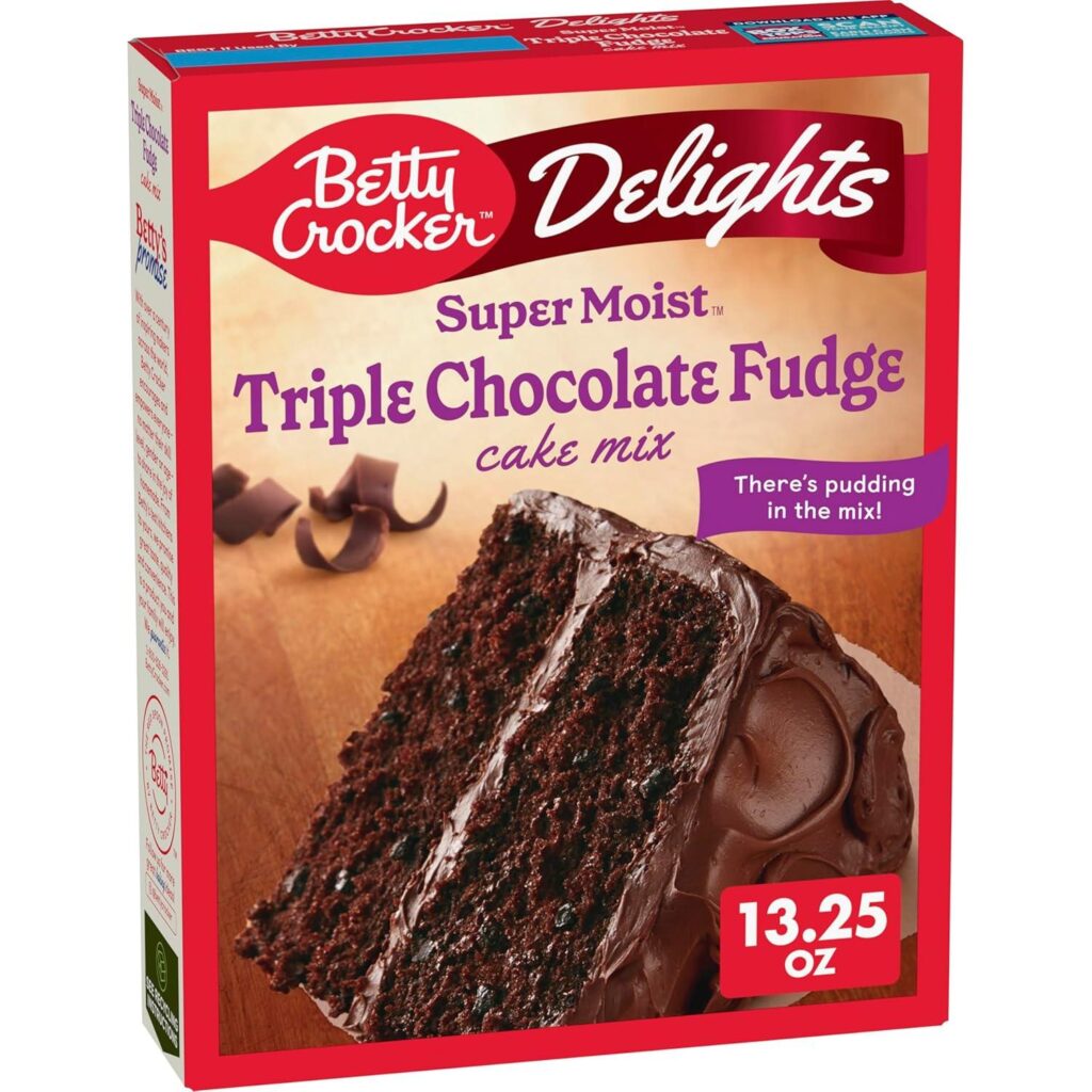 Best Cake Mix – Betty Crocker Delights Super Moist Triple Chocolate Fudge Review