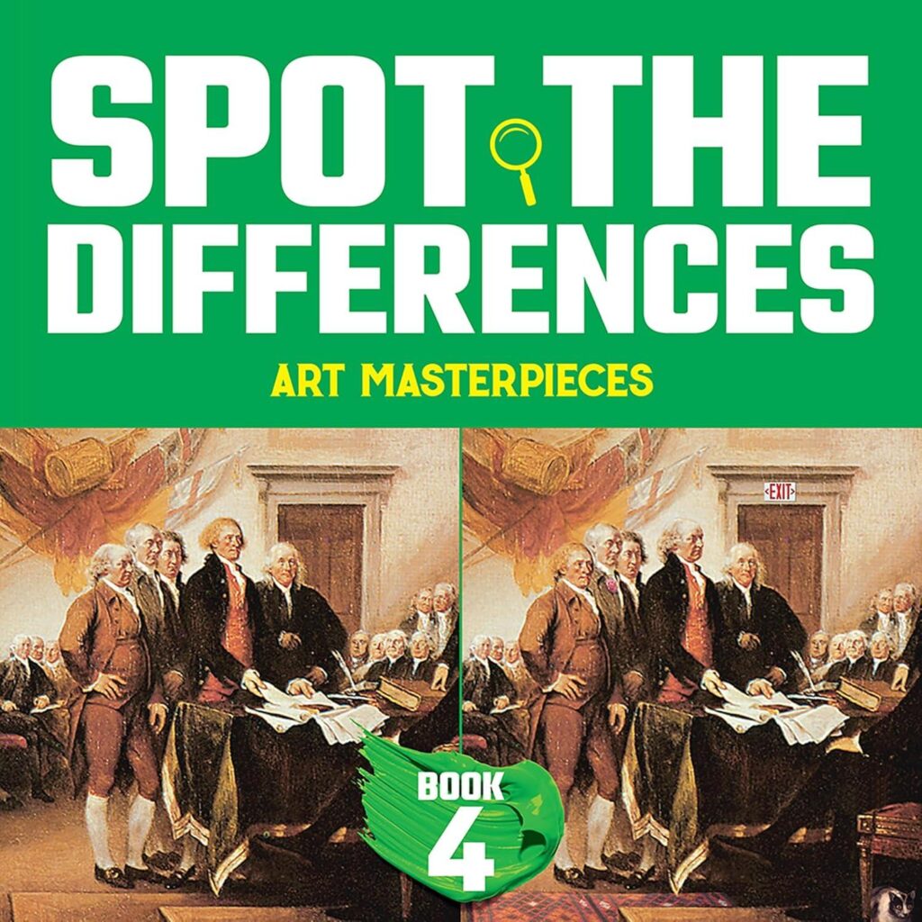 Best Activity Book – Spot the Differences: Art Masterpieces, Book 4 Review