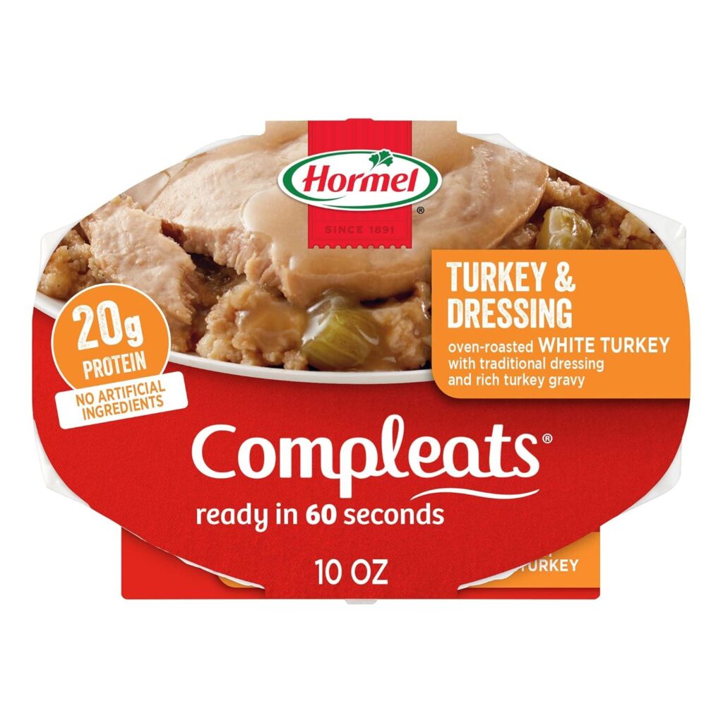 Best Food Option – HORMEL COMPLEATS Turkey & Dressing Tray Review