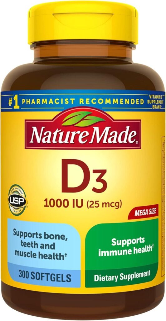 Best Vitamin D Supplement – Nature Made Vitamin D3 1000 IU Review