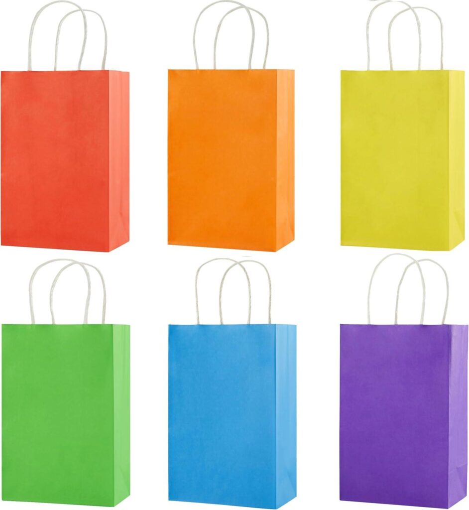 Best Gift Bags – SUNCOLOR 24-Pack Rainbow Gift Bags Review