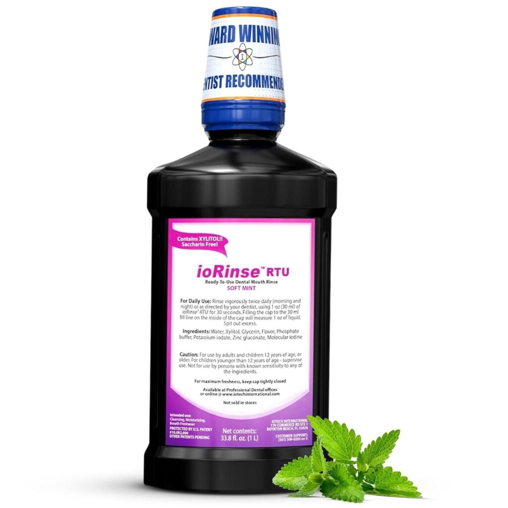 Best Mouthwash – ioRinse Ready-to-Use for Fresher Breath, 1L Review