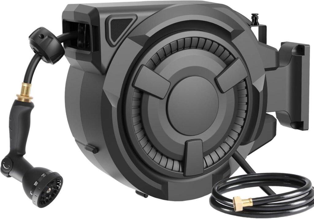 Best Garden Hose Reel – wikiwiki Retractable 1/2 in x 100 ft Review