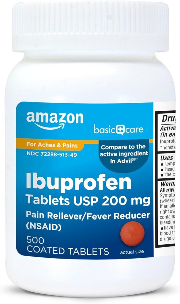 Best Pain Reliever – Amazon Basic Care Ibuprofen Tablets Review