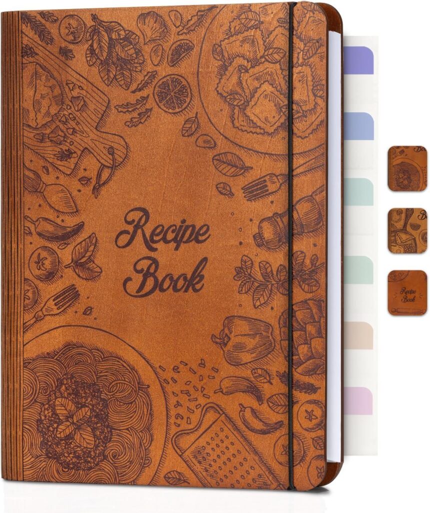 Best Recipe Book – Woodcover Blank Recipe Book for Your Recipes Review