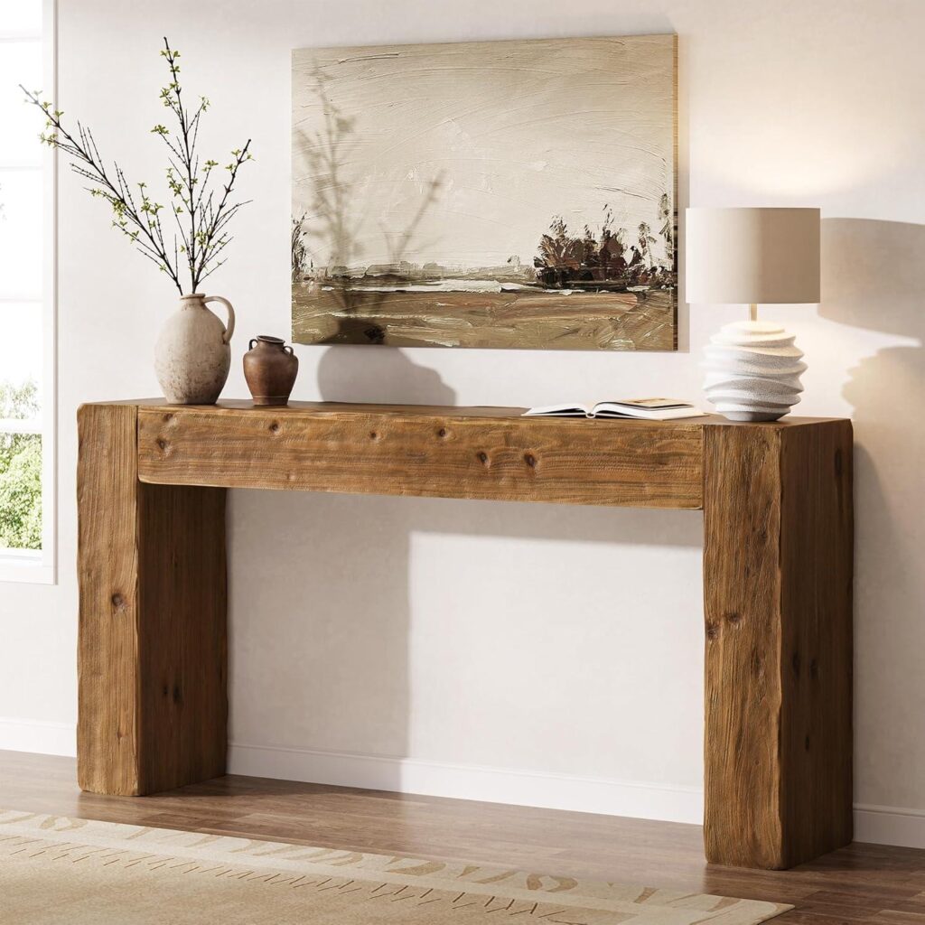 Best Console Table – Solid Wood 63-Inch Farmhouse Sofa Table Review
