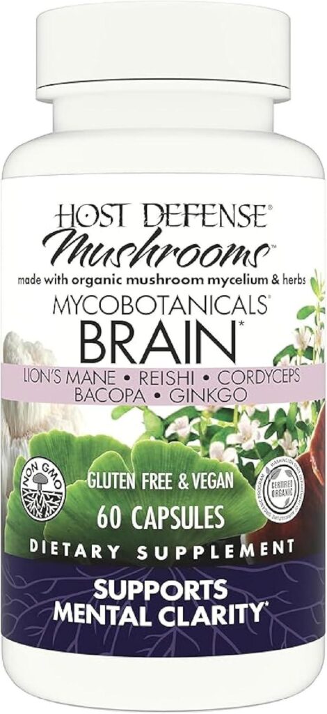 Best Brain Support – Host Defense MycoBotanicals Capsules Review