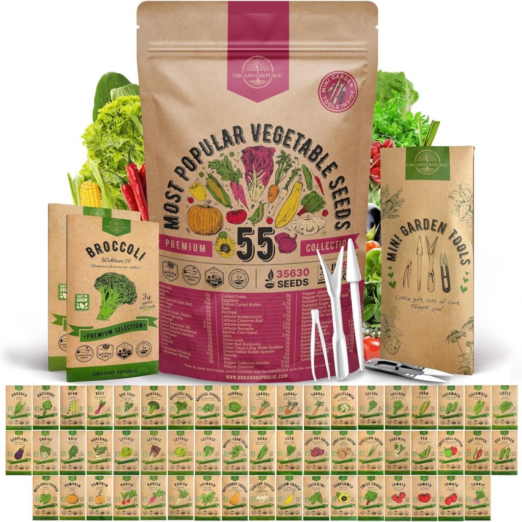 Best Vegetable Seeds – 55 Variety Pack – Non-GMO Heirloom Review