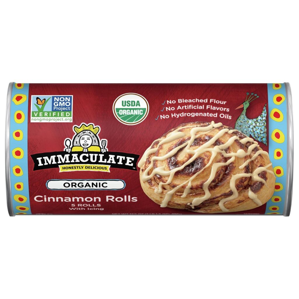 Best Organic Treat – IMMACULATE BAKING COMPANY Cinnamon Rolls Review