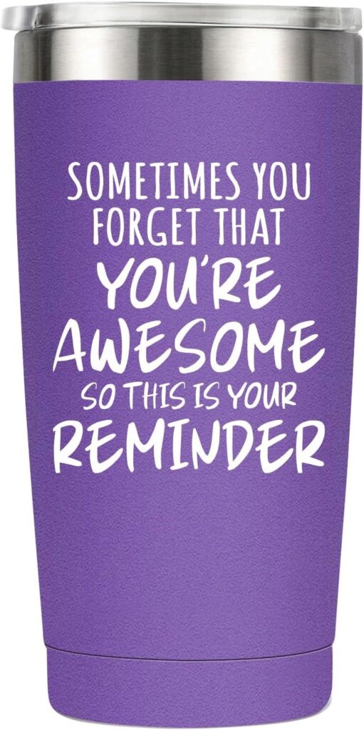 Best Inspirational Gifts – 20oz Purple Tumbler Review