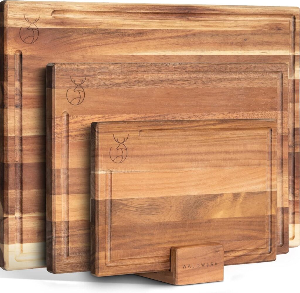 Best Kitchen Cutting Board Set – WALDWERK Acacia Wood Review