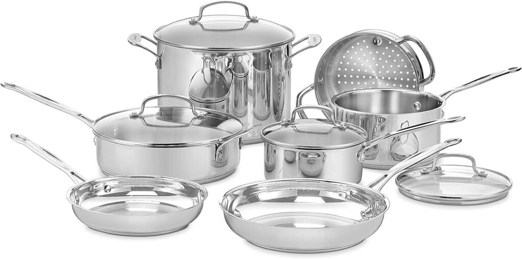 Best Cookware – Cuisinart 77-11G Stainless Steel 11-Piece Set Review