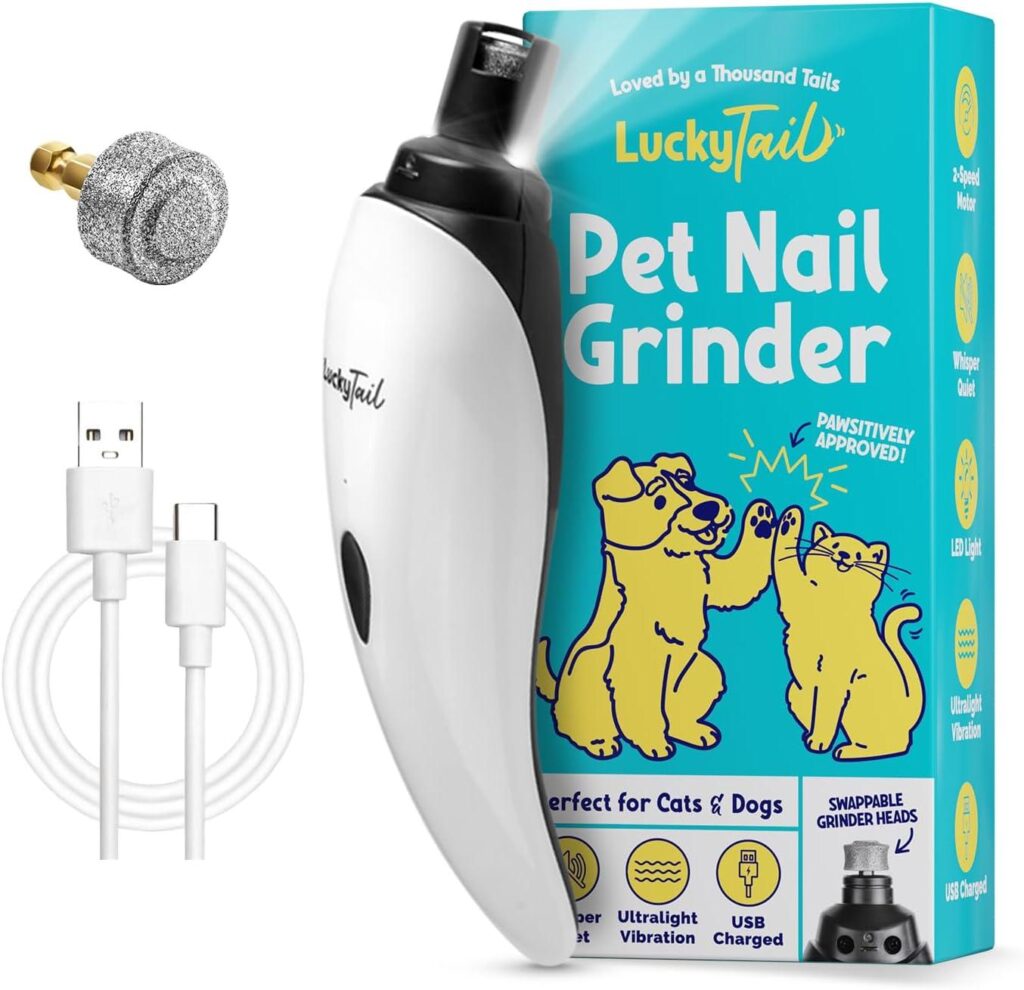 Best Pet Nail Grinder – LuckyTail Super Quiet & Rechargeable Review