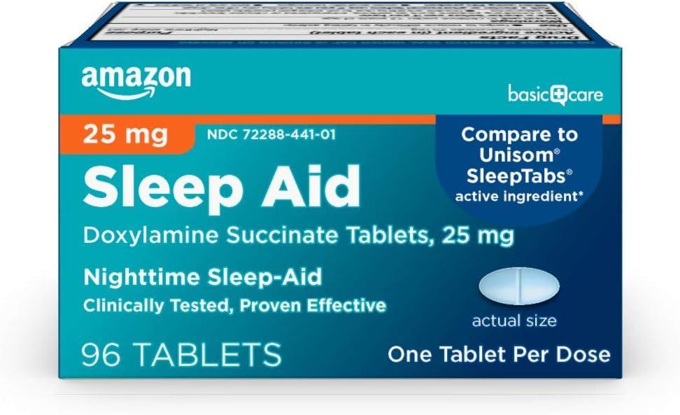 Best Sleep Aid – Amazon Basic Care Nighttime Sleep Aid Review