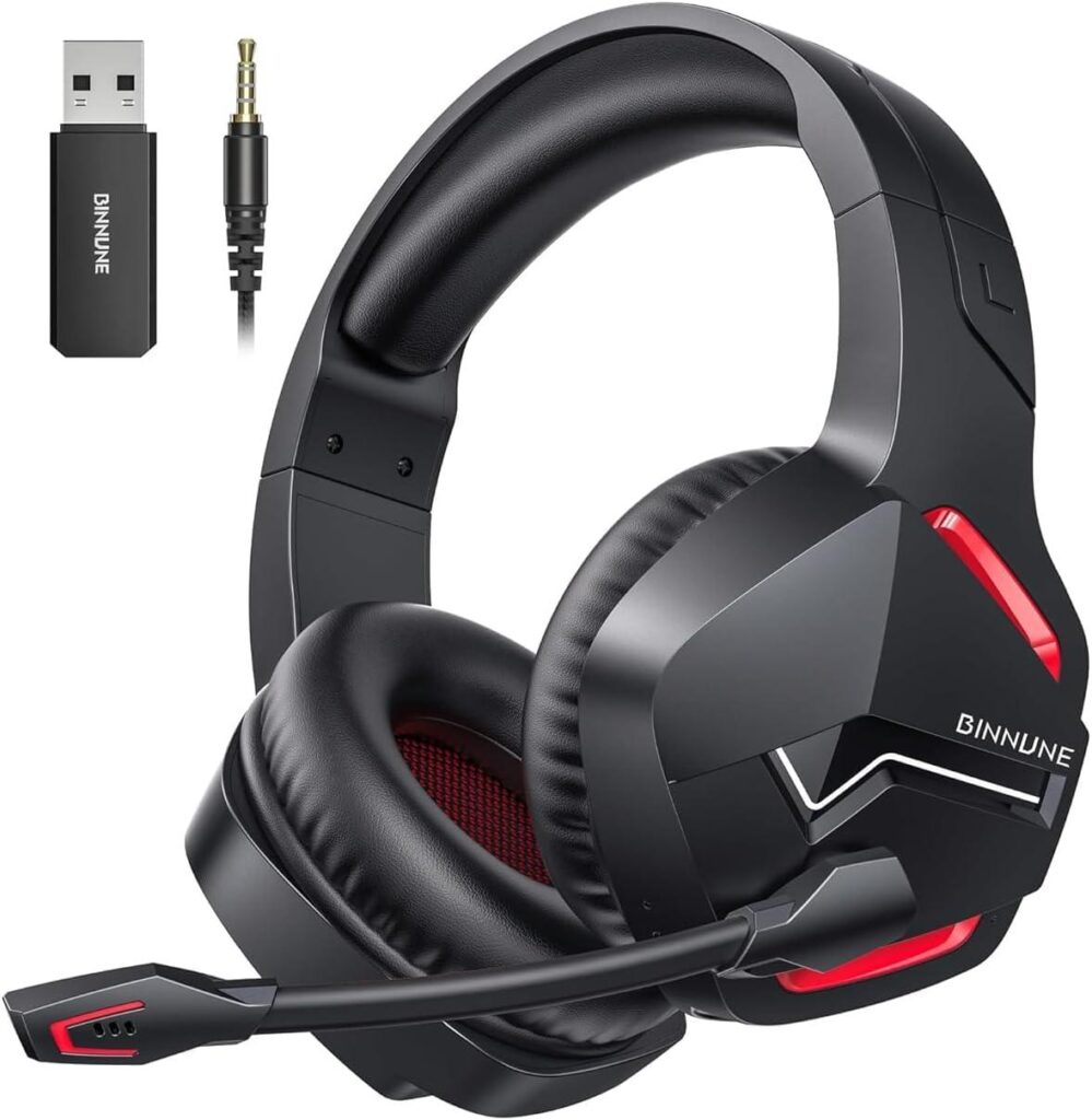 Best Gaming Headset – BINNUNE Wireless Gaming Headset for PS5 PC, 120H Ultra-Long Battery, 2.4GHz & Bluetooth 5.3 Review