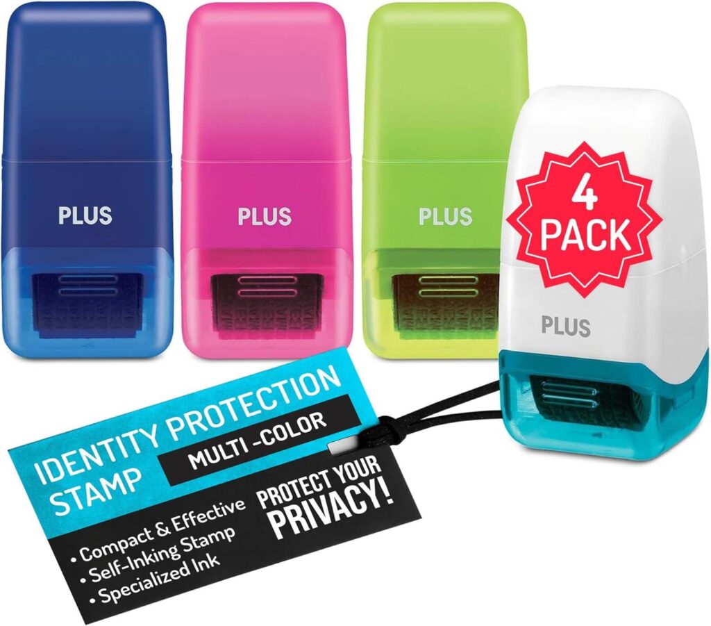 Best Identity Protection – Guard Your ID Stamp Roller 4-Pack Review