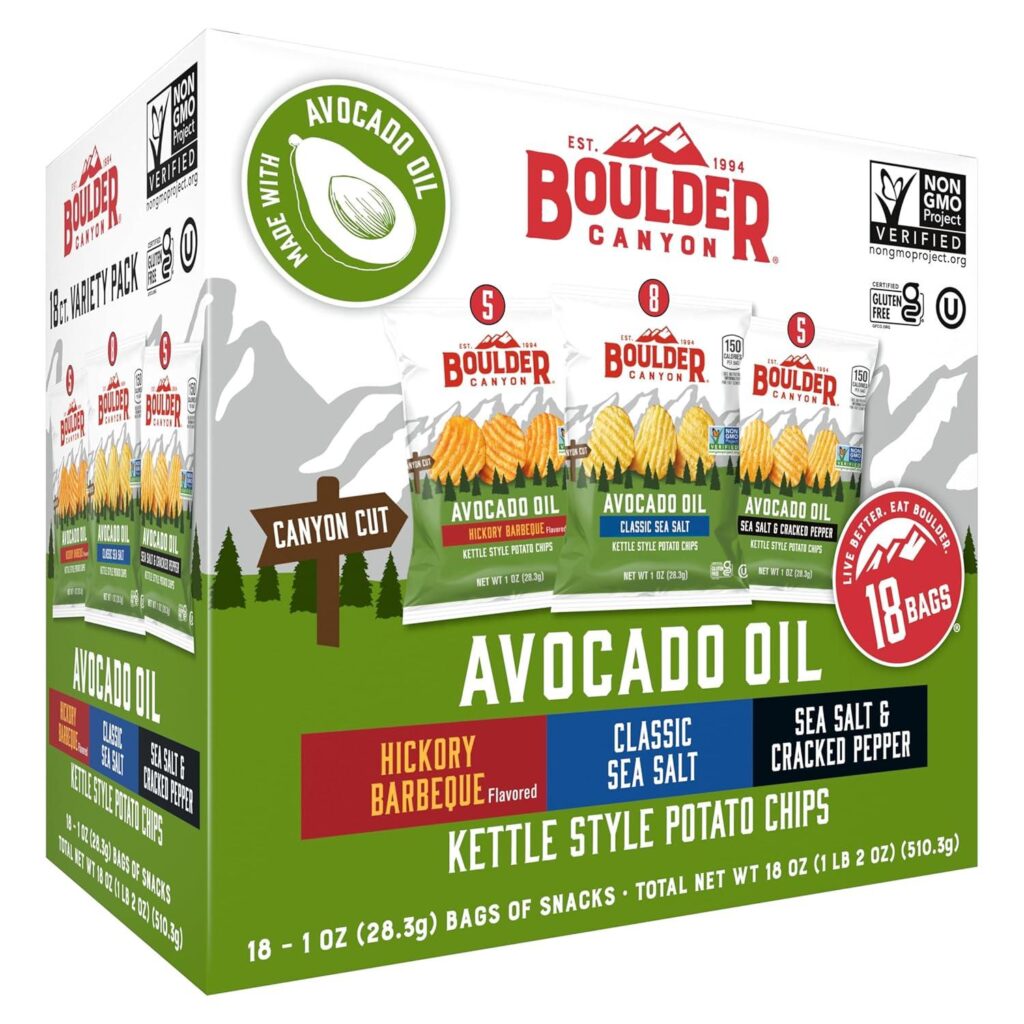 Best Chips – Boulder Canyon Avocado Oil Kettle Style Potato Chips Variety Pack Review