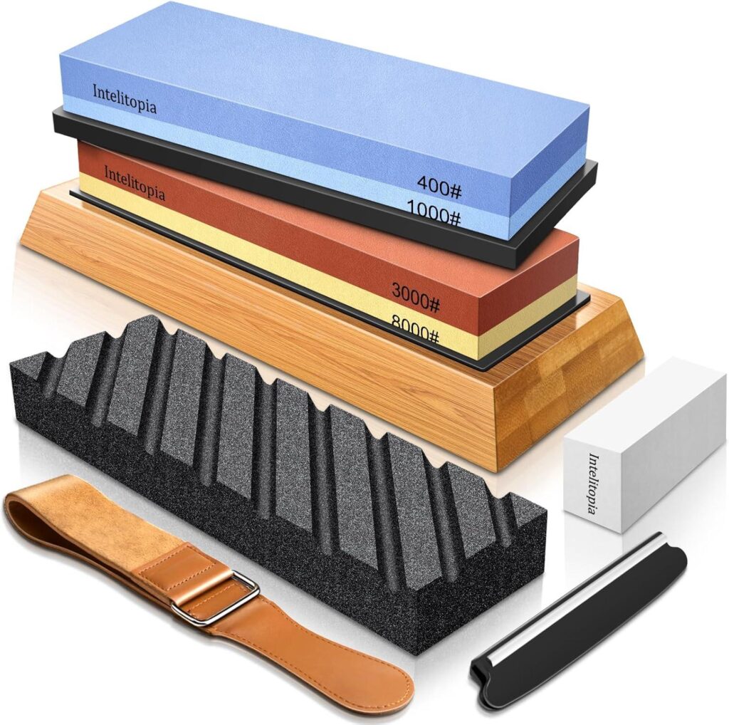 Best Knife Sharpener – Intelitopia Complete Stone Set Review