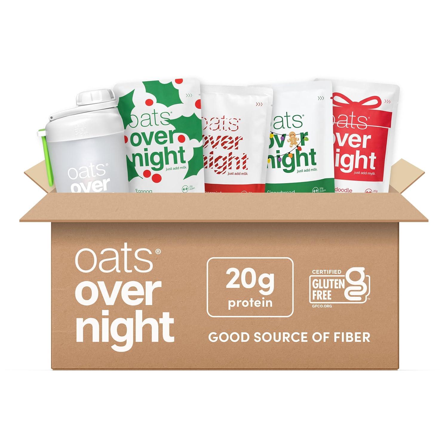 Surprising 20g Protein in Gluten-Free Oatmeal with 12-Month Shelf Life & No Spoon Needed