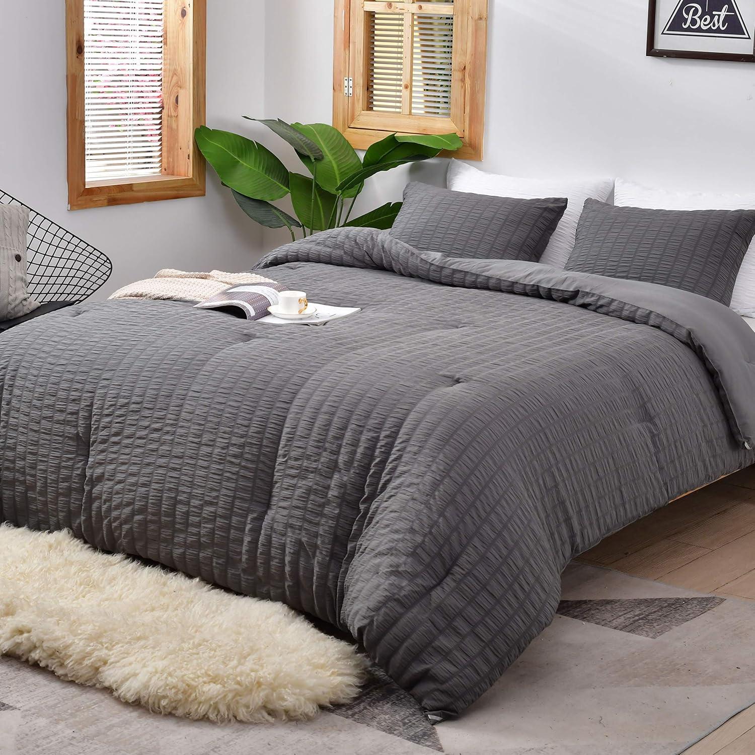 Seersucker Comforter Set Tested: Lightweight vs. Grey's Relaxed