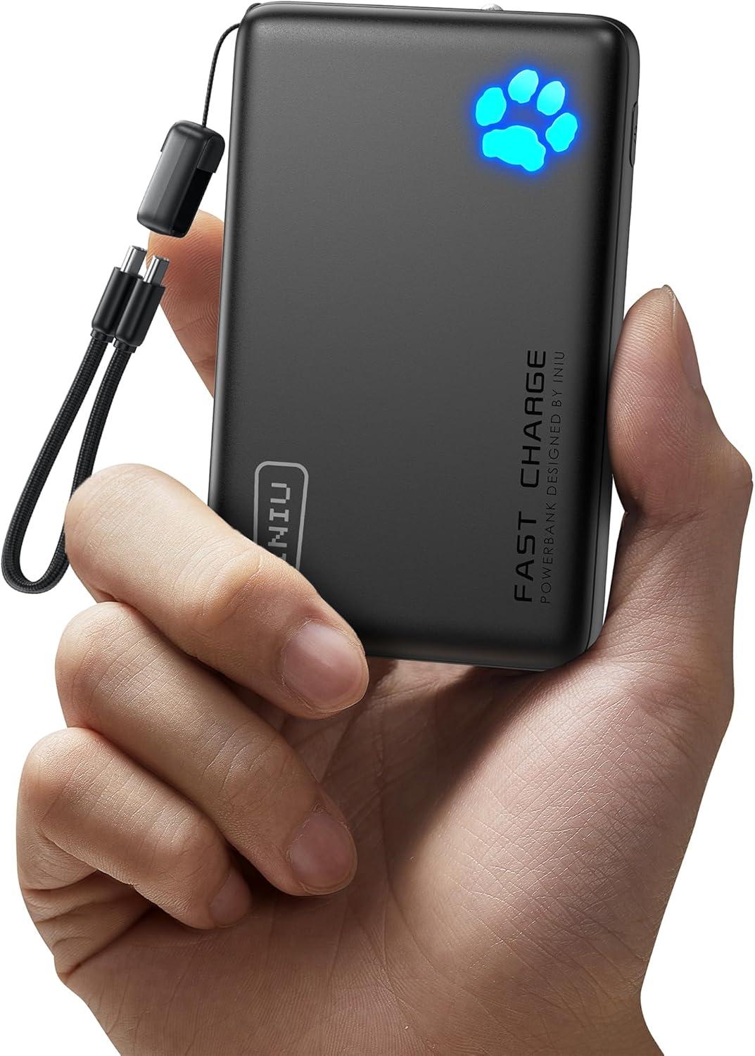 Showdown: INIU's Lightest 10000mAh 45W PD Power Bank - USB C In&Out, Still Works for iPhone 16 & Samsung S22?