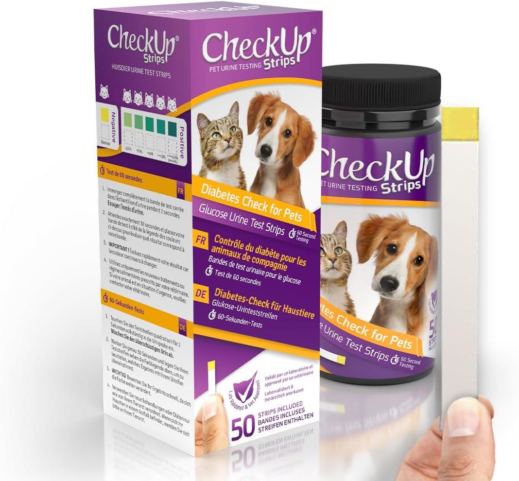 CheckUp Glucose Urine Strips: 50-Test Kit vs. Pet-Friendly Design - Surprising Insight for At-Home Testing