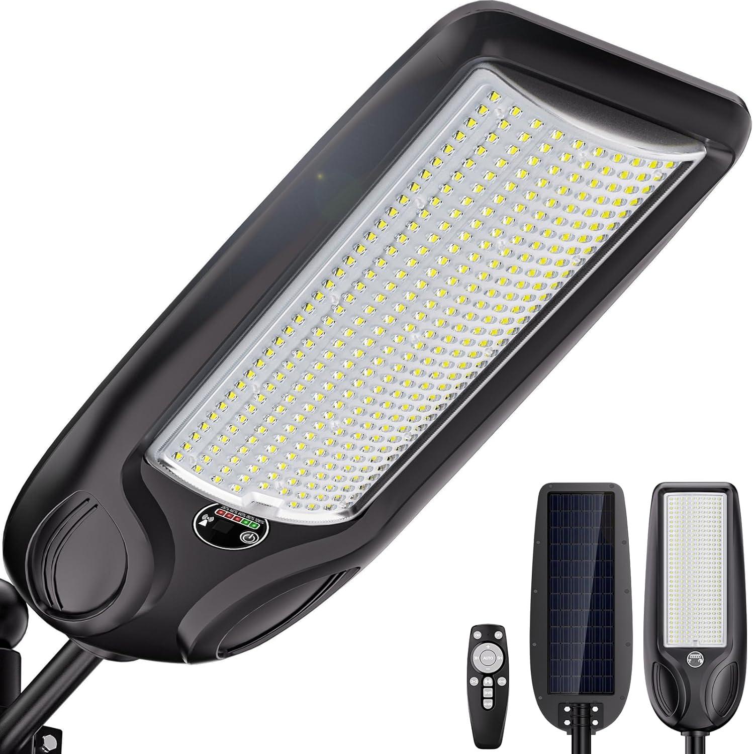 Surprising Solar Street Light Showdown: 3800ft² vs 2200ft², 0 Bills