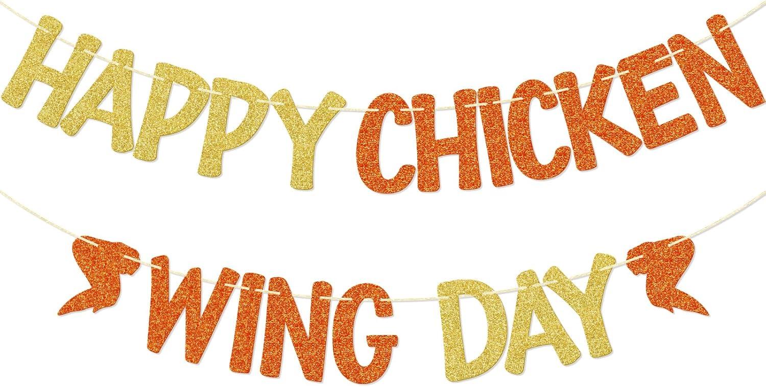 Chicken Wing Decor Showdown: Custom Banners, LED Lights, and Size Options for Trendy Events