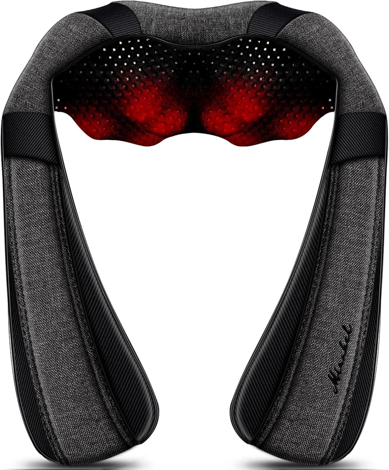 Mirakel Shiatsu Massager with Heat: Tested Ergonomic Design for Deep Relief... Holiday Gift Showdown?