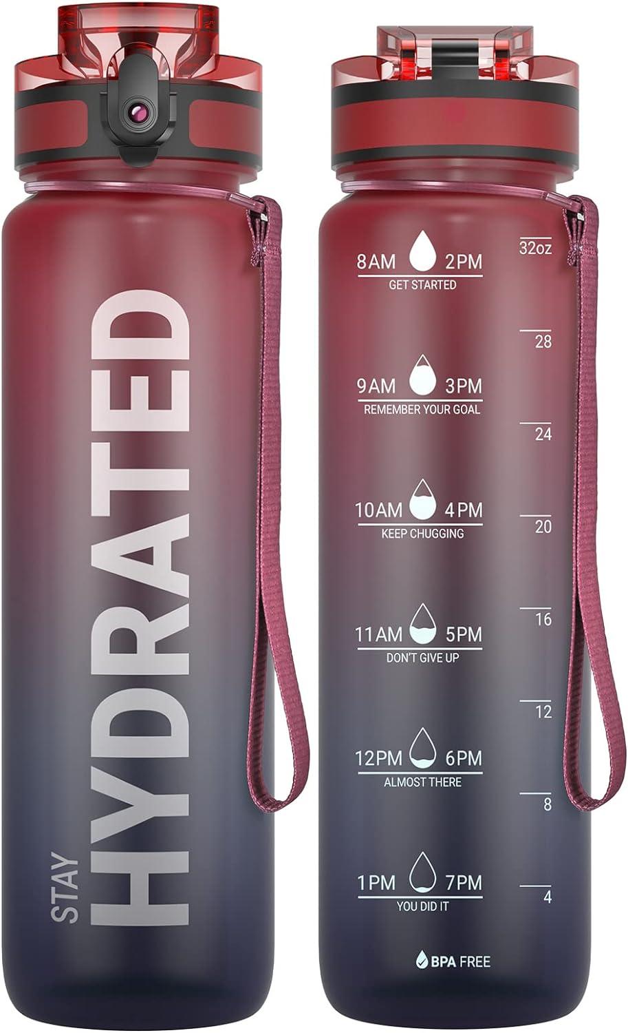 Sahara Sailor Water Bottle 32oz: Tested Versus Generic Bottles, Durable, Leakproof... and Motivational?