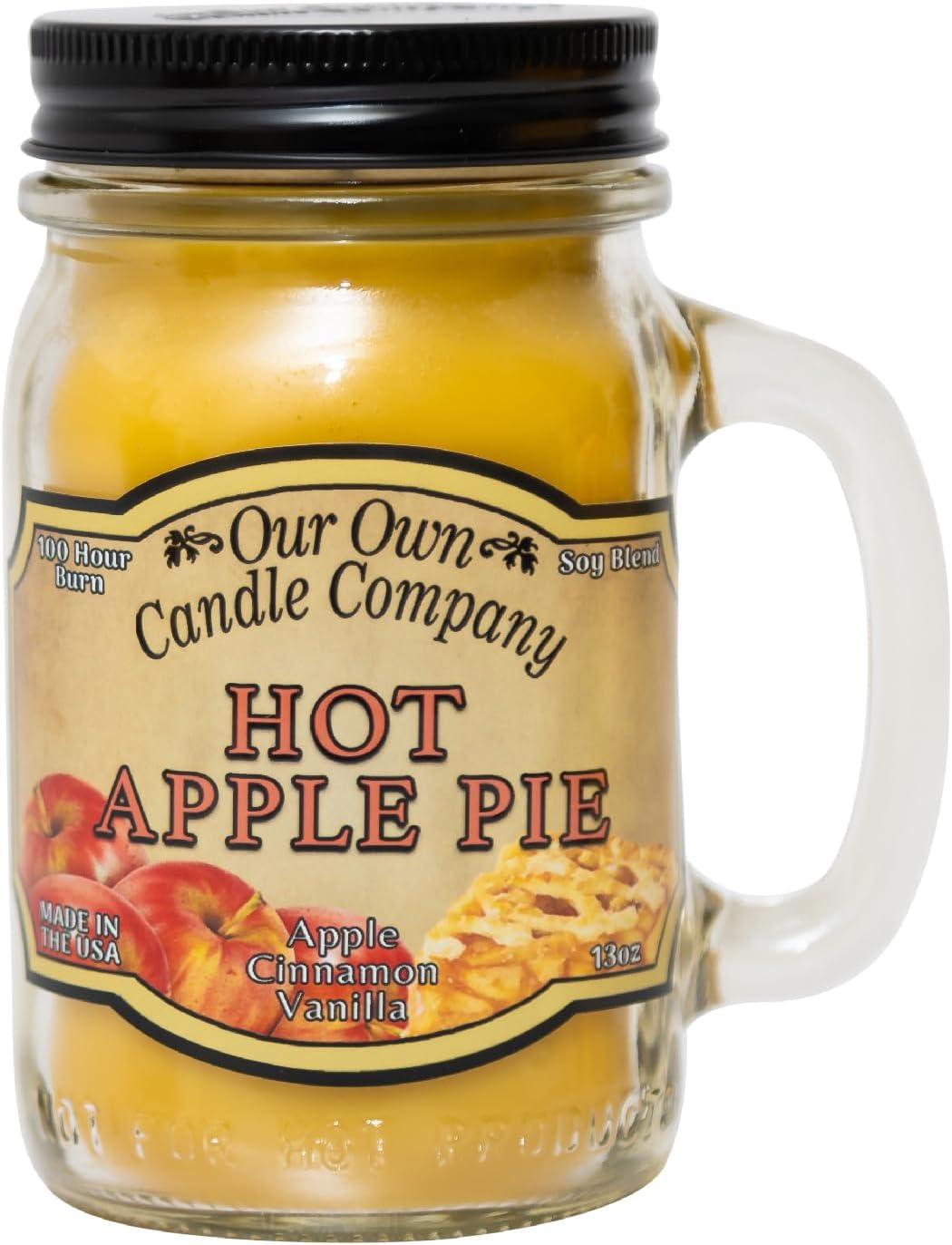 Hot Apple Pie Scented Candle Tested vs. Competitors: USA Made, 100-Hour Burn - Seasonal Use