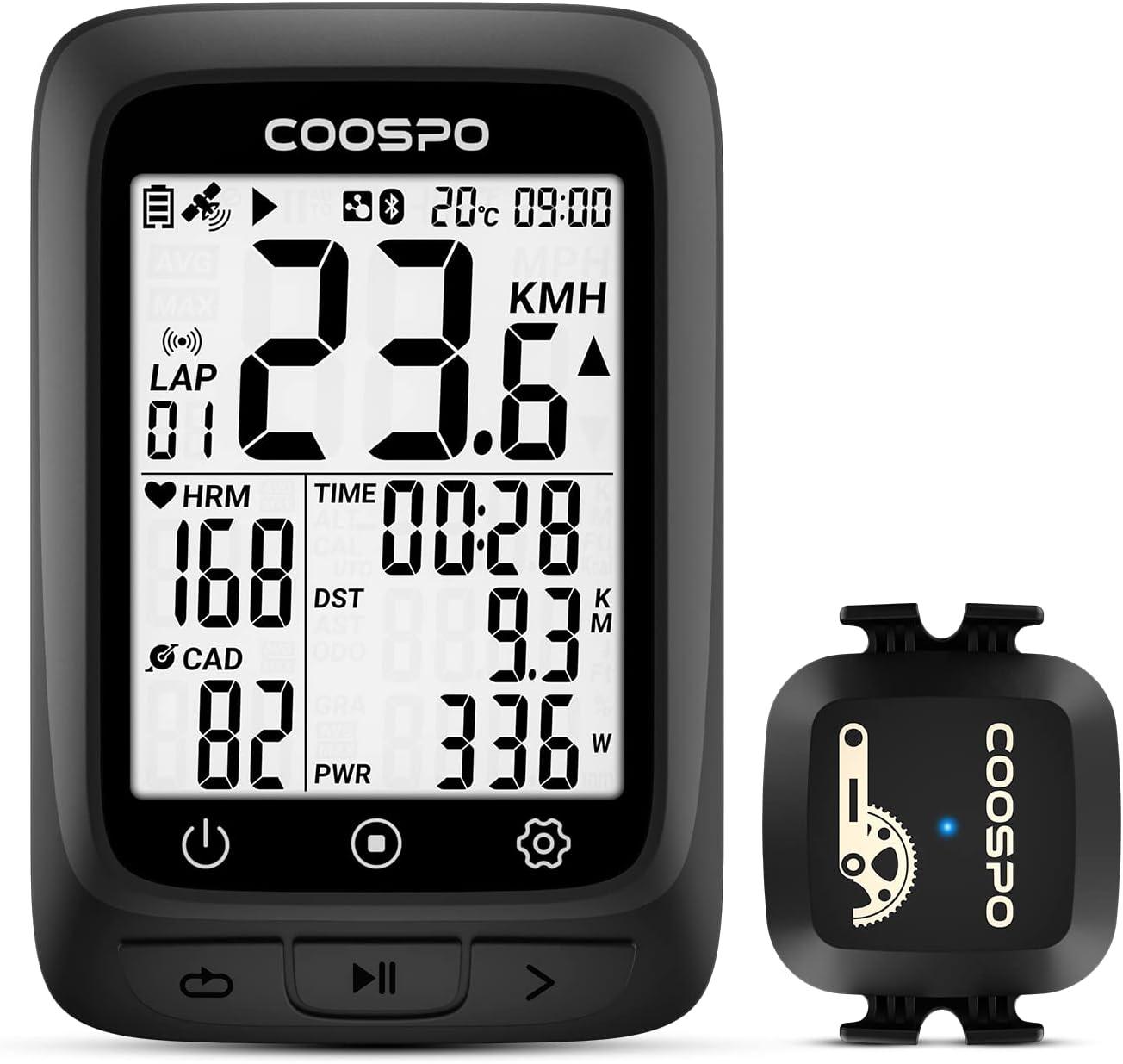 COOSPO Bike Computer Tested: GPS, Bluetooth, 2.4 Screen, Auto Backlight... for Night Rides?
