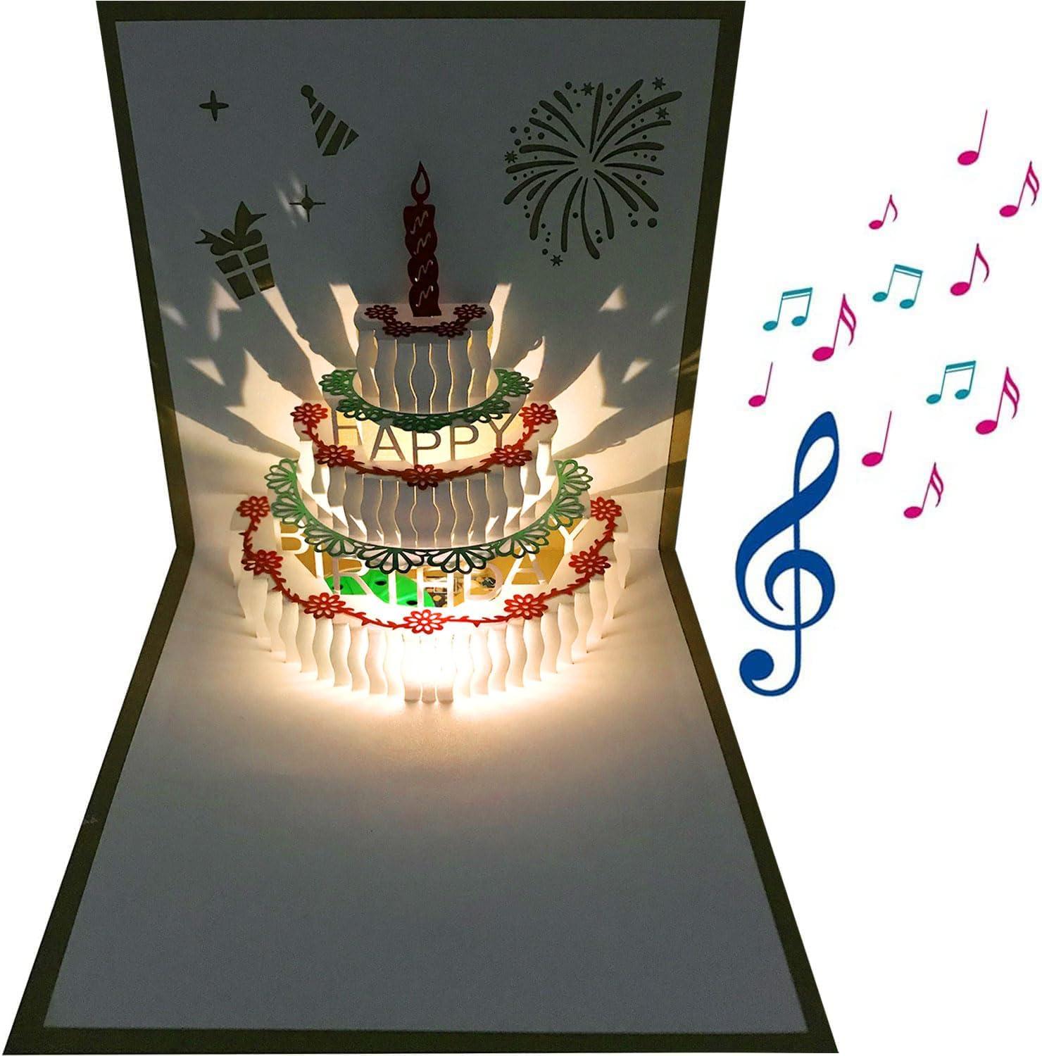 3D Pop Up Birthday Cards: LED Light, Music - Tested for Surprising Versatility