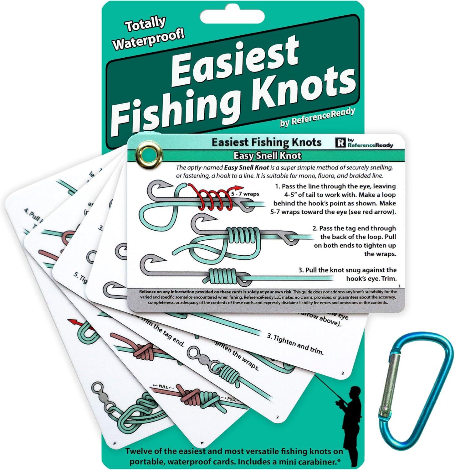 Surprising Fishing Knots: 12 Simple, Carabiner-Ready, Waterproof, Perfect for Beginners