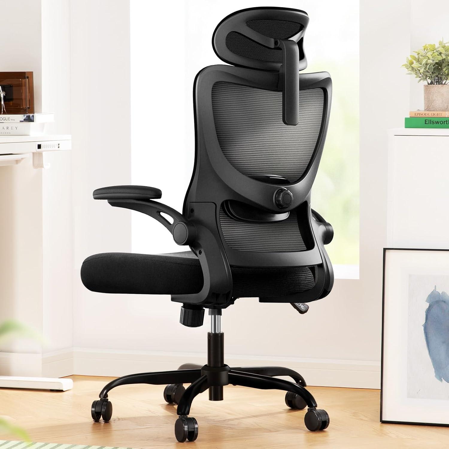 Surprising Insight: Marsail Chair Tested for Health - High-Back Mesh, 3D Armrests, Adjustable Lumbar