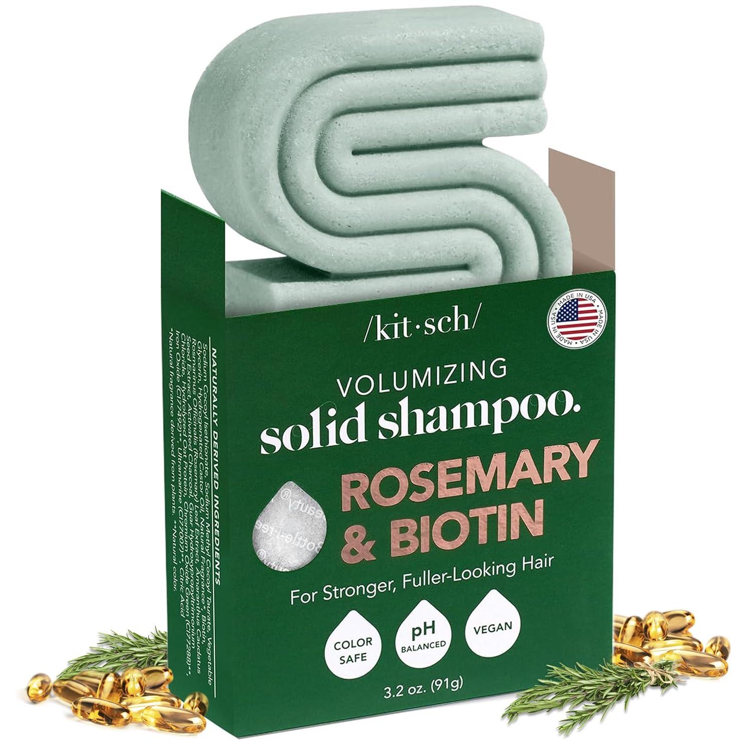 Kitsch Rosemary & Biotin Shampoo Bar: Tested vs. Standard, Surprising Growth Boost