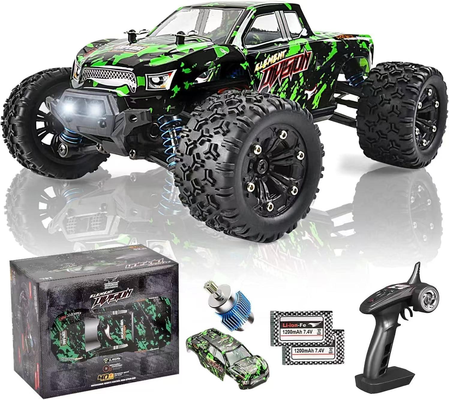 Showdown: 1:18 Scale RC Cars - 40 KPH Power vs. Waterproof Build, Tested for Off-Road Use