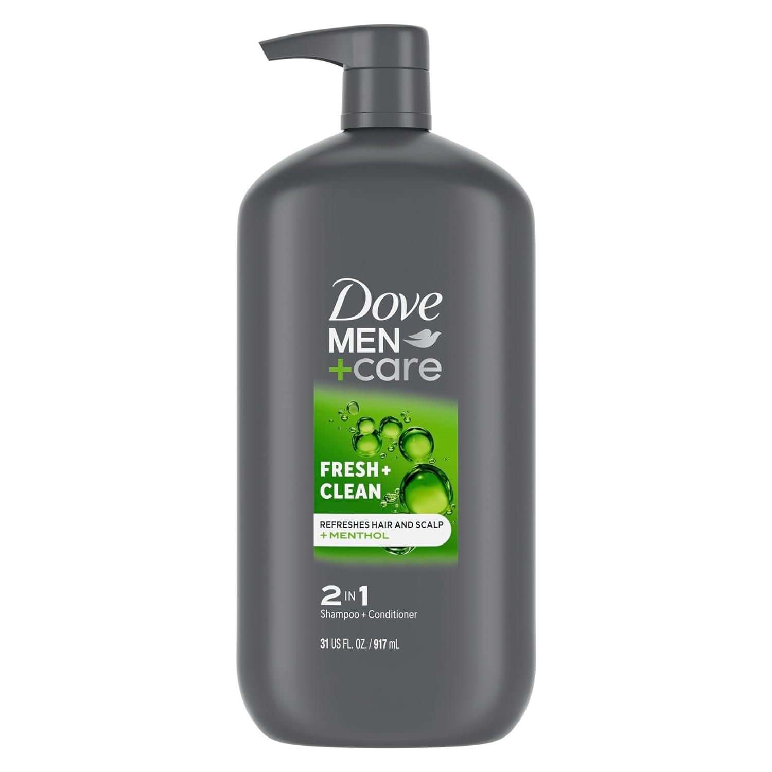 Brickell Men's Shampoo Tested: Mint & Tea Tree vs. Dove's 2-in-1 Showdown