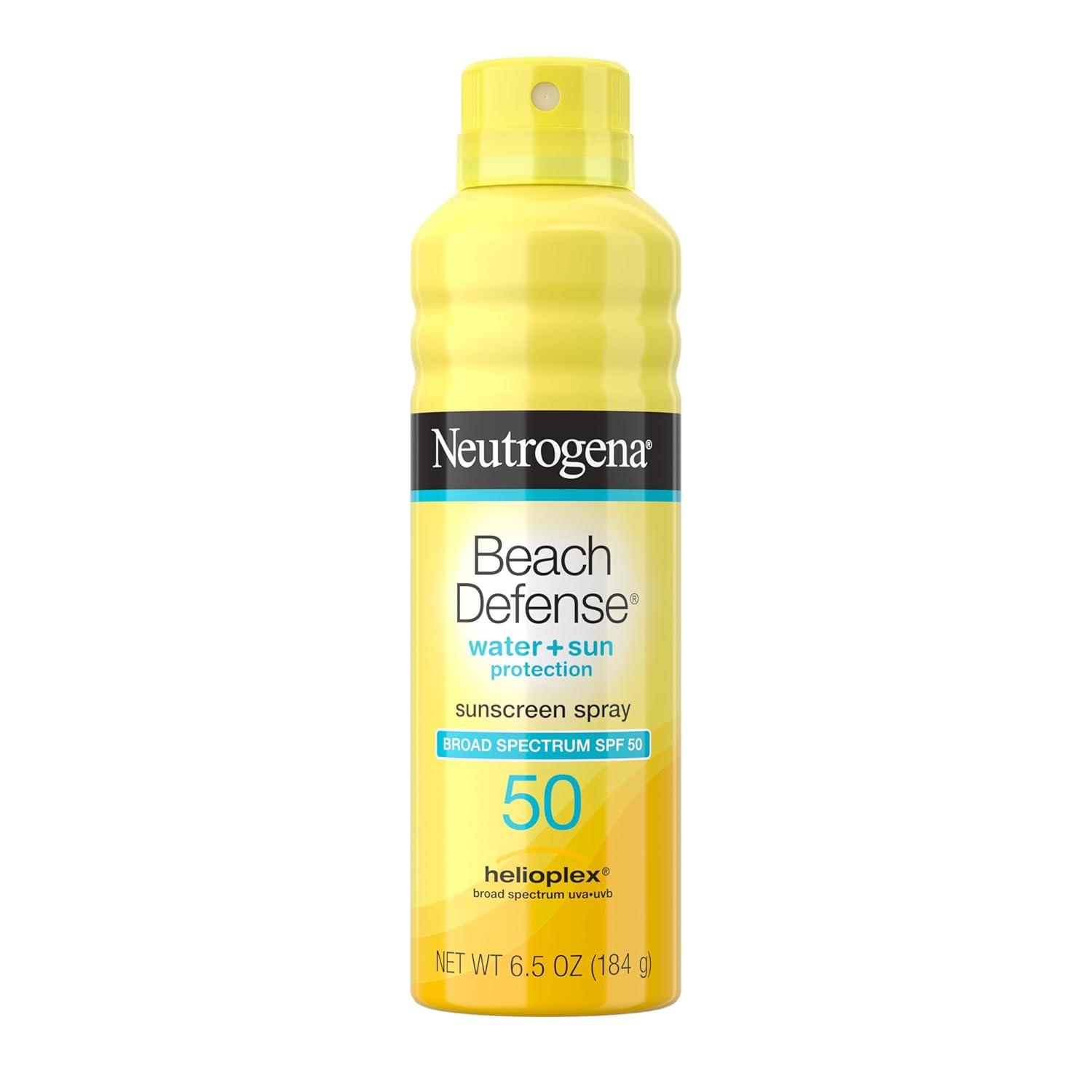 Best Sunscreen - Neutrogena Beach Defense Spray SPF 50, Reef-Safe, Broad Spectrum Review