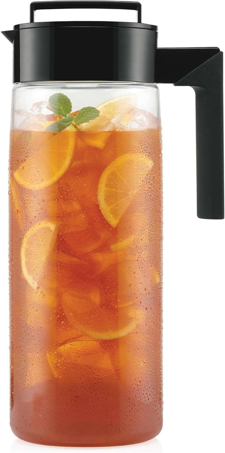 Best Kitchen Pitcher - Takeya Patented and Airtight Pitcher Made in the USA, BPA Free, 2 Qt, Black Review