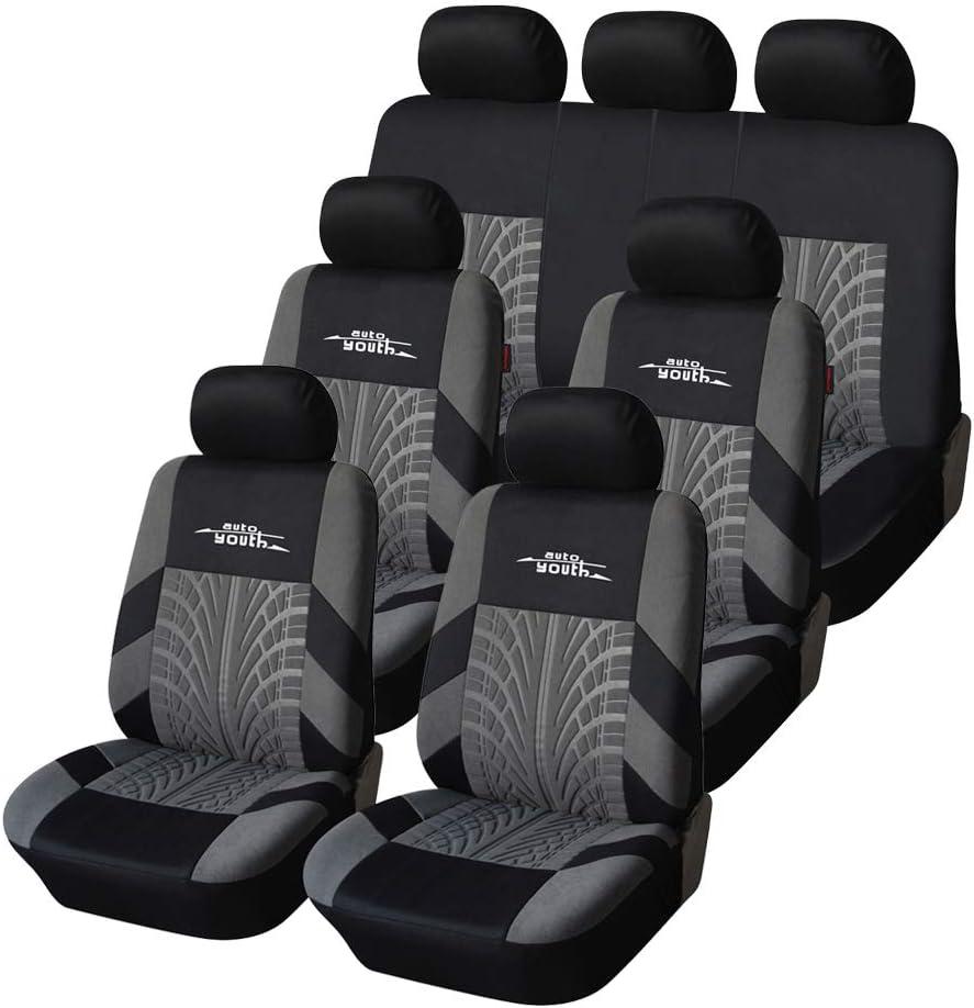 Best Car Seat Covers – AUTOYOUTH Gray Three Row Universal Fit Review