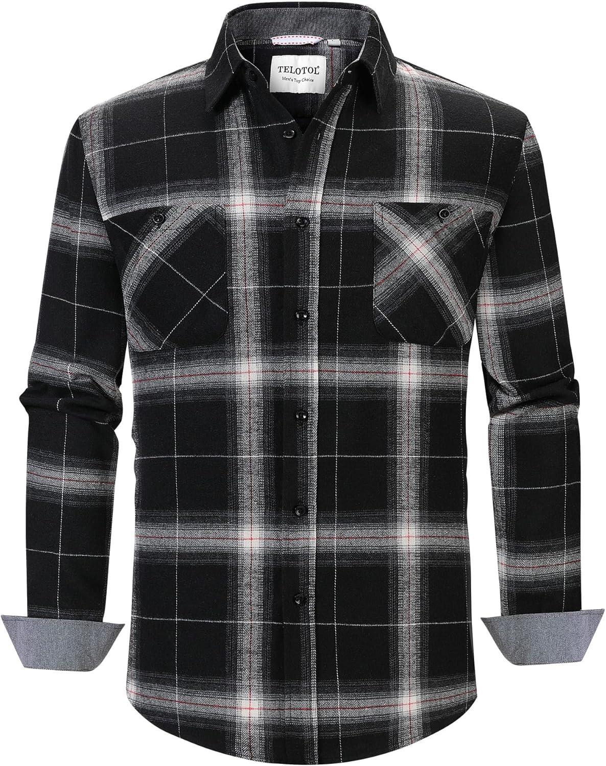 Best Button-Down Shirt – Men’s Flannel Plaid Long Sleeve Warm Review