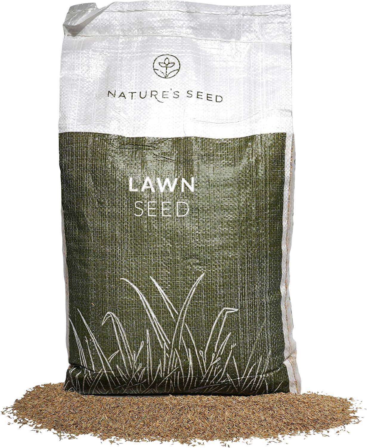 Best Lawn Seed – Nature’s Seed Triple-Play Turf Type Tall Fescue Grass Seed Blend, High-Traffic, Heat and Drought Tolerant, for Garden, Lawn, Yard, 5 Lbs Review