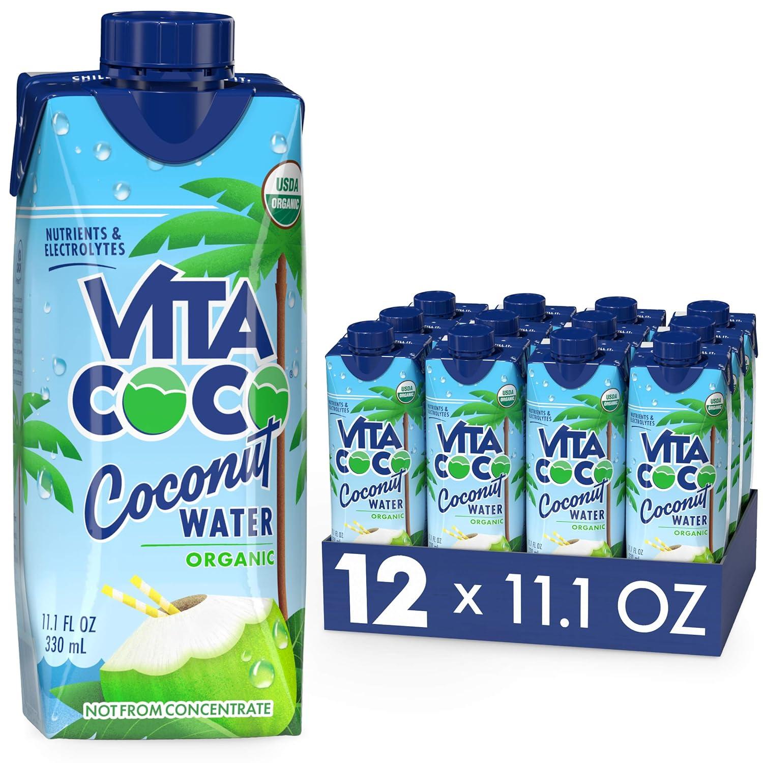Best Coconut Water – Vita Coco Organic, Natural Electrolytes, 11.1 Oz (Pack Of 12) Top-Rated Review