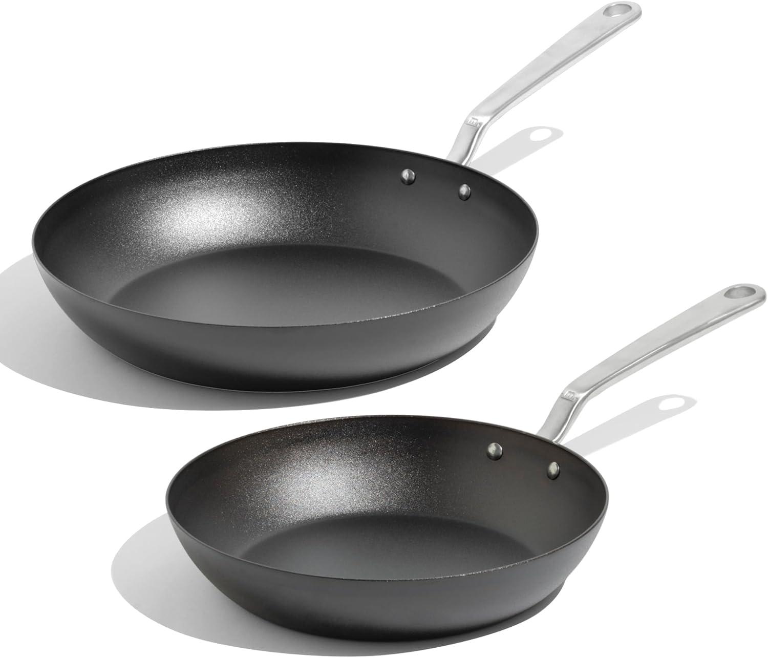 Best Professional Cookware, Made In Blue Carbon Steel, Durable Lifetime Nonstick Surface